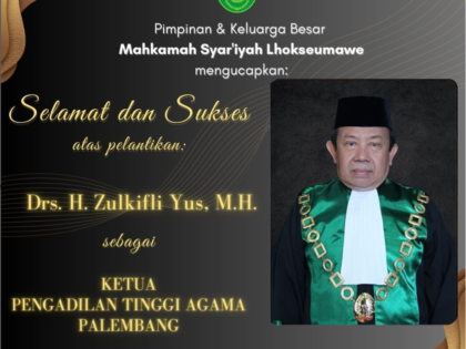 zulkifli yus pelantikan