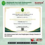 MS Lhokseumawe Raih Lima Penghargaan Kinerja Triwulan III dari MS Aceh
