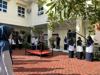 Apel Pagi bersama Kasatbinmas Polres Lhokseumawe (2)