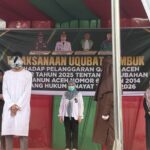 Mahkamah Syar’iyah Lhokseumawe Hadiri dan Awasi Pelaksanaan Eksekusi ‘Uqubat Cambuk di Mako Satpol PP & WH