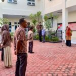 Pengarahan Akhir Pekan dan Semarak HUT RI, Ketua MS Lhokseumawe Pimpin Apel Sore Sekaligus Lepas Mahasiswi Magang Unimal