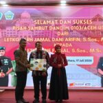 Mahkamah Syar’iyah Lhokseumawe Hadiri Prosesi Peusijuk dan Pelepasan Dandim 0103/Aceh Utara