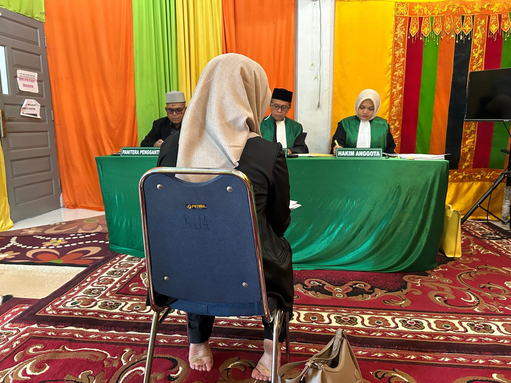 Mahkamah Syar’iyah Lhokseumawe Sidangkan 3 Perkara di KUA Muara Satu Mahkamah Syar’iyah Lhokseumawe Sidangkan 3 Perkara di KUA Muara Satu