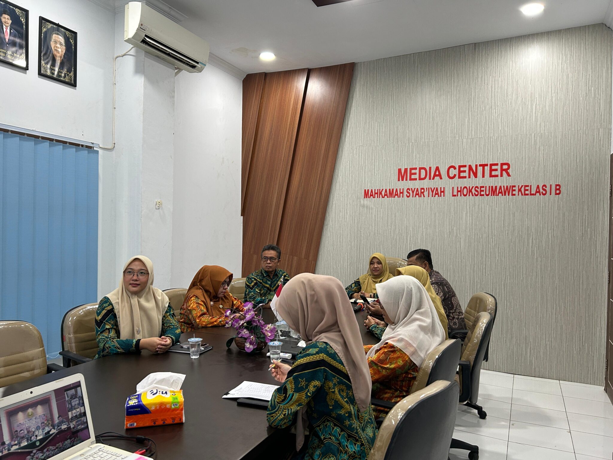 MS Lhokseumawe Ikuti Rapat Koordinasi Nasional Bersama PT Pos Indonesia Secara Daring