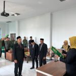 Mahkamah Syar’iyah Lhokseumawe Gelar Pelantikan dan Pengambilan Sumpah Jabatan Kasubbag Kepegawaian dan Ortala